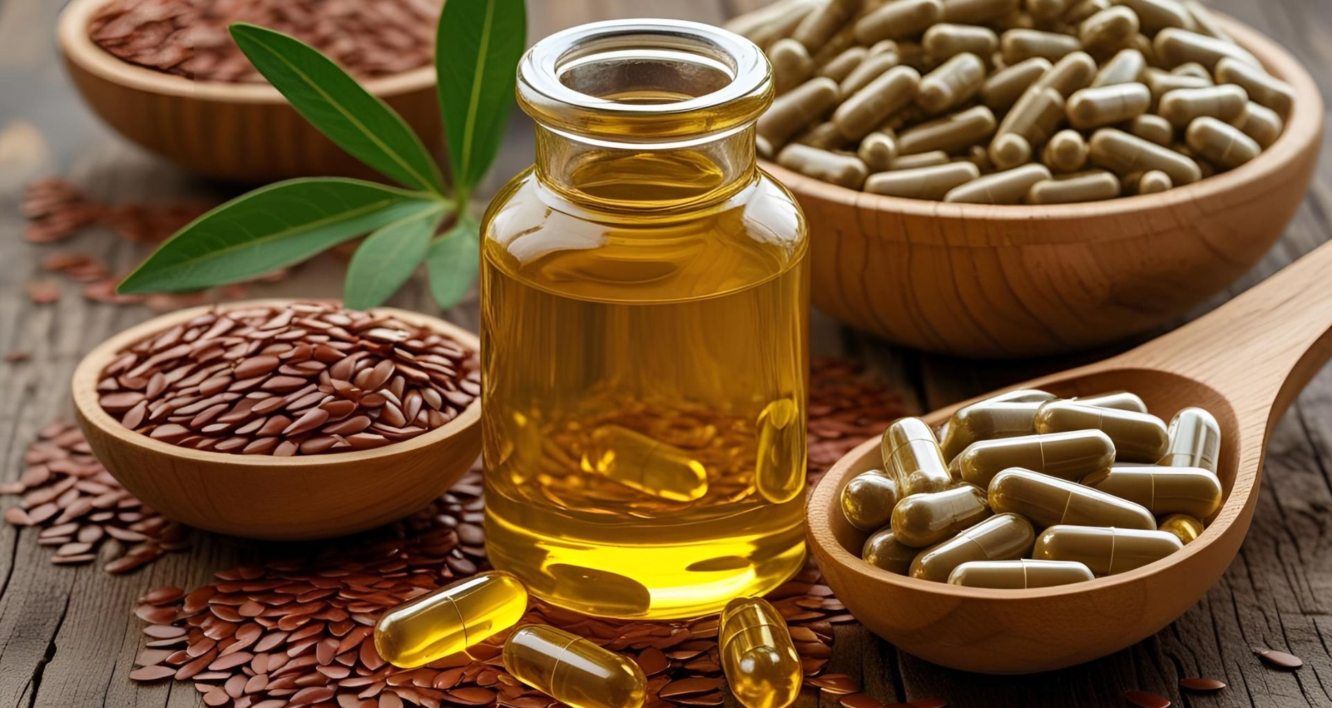 Flaxseed Oil Omega Capsules