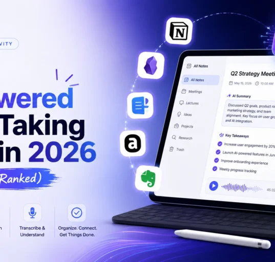 Best AI Note-Taking Apps 2026