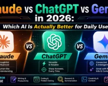 Claude vs ChatGPT vs Gemini 2026