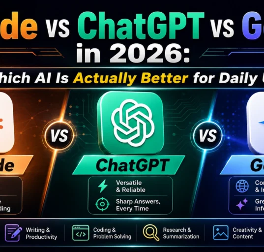 Claude vs ChatGPT vs Gemini 2026