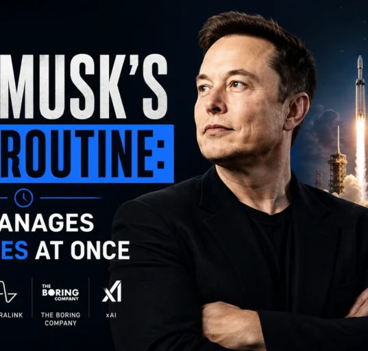 Elon Musk daily routine