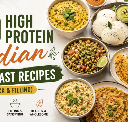 High Protein Indian Breakfast Recipes