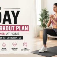 gym workout plan for women at home