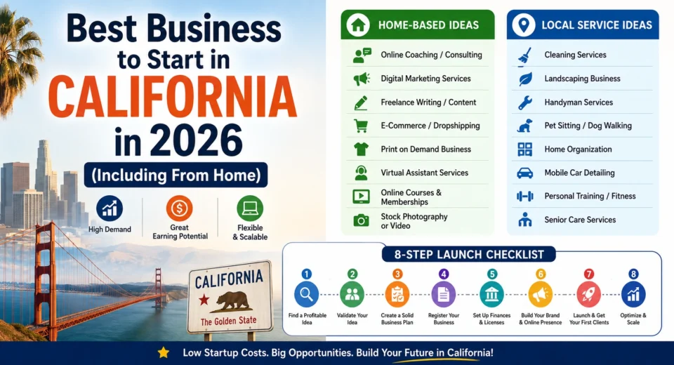 Best Business to Start in California 2026