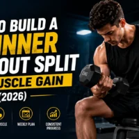 beginner workout split for muscle gain