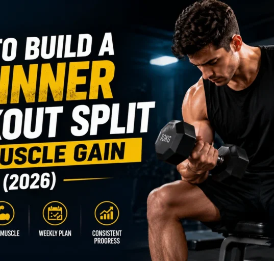 beginner workout split for muscle gain