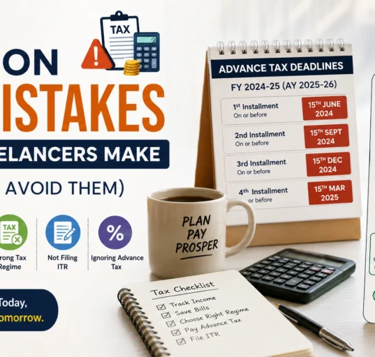 common tax mistakes indian freelancers make
