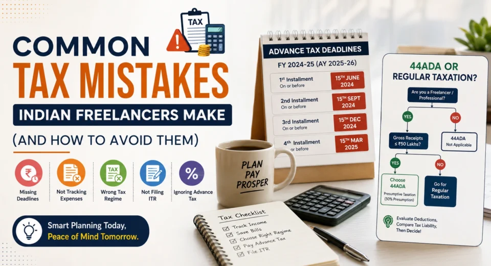 common tax mistakes indian freelancers make