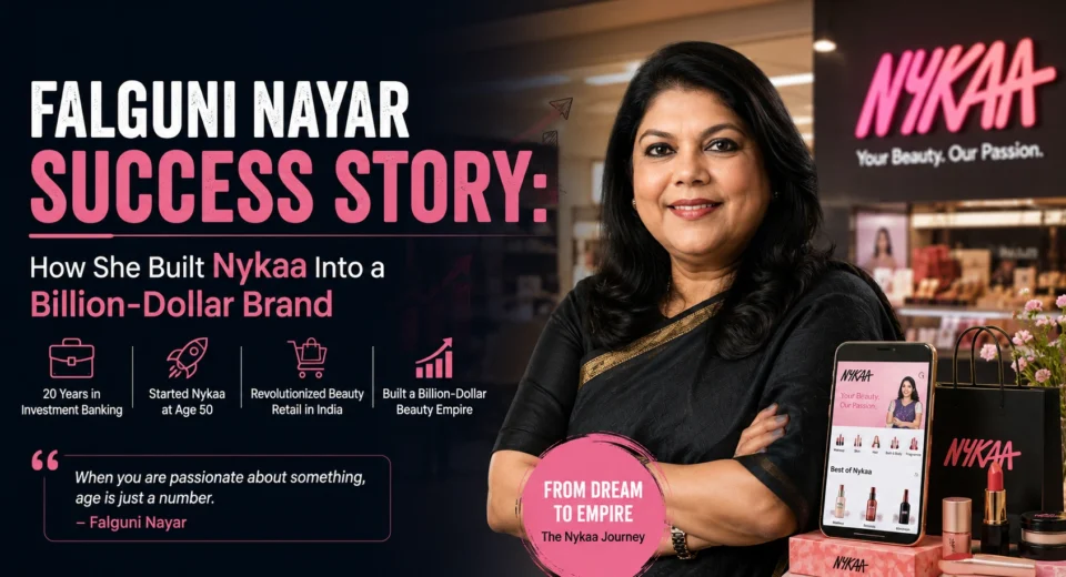 falguni nayar success story nykaa