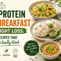 high protein Indian breakfast for weight loss