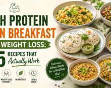 high protein Indian breakfast for weight loss