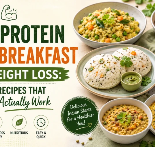 high protein Indian breakfast for weight loss