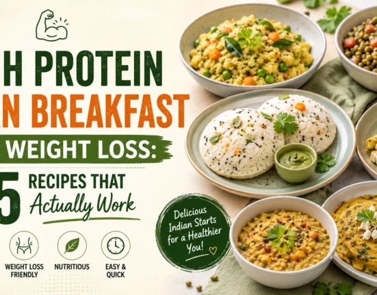 high protein Indian breakfast for weight loss