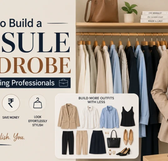 how to build a capsule wardrobe for working professionals