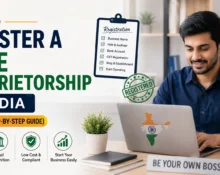 how to register a sole proprietorship in india