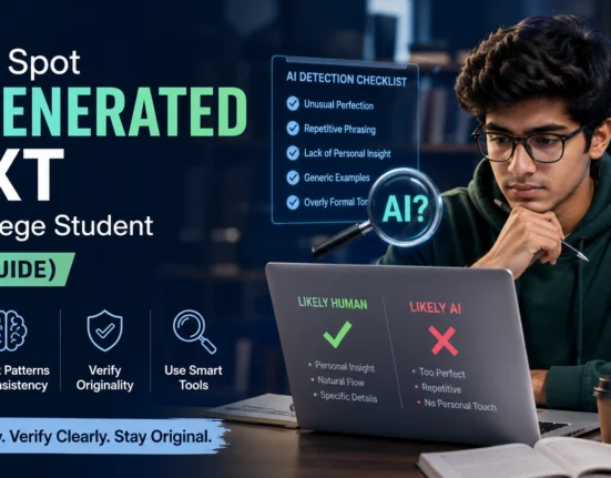 how to spot ai generated text as a student