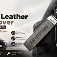 Metal Leather Key Cover for Hyundai Creta