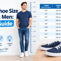 Average Shoe Size for Height Men